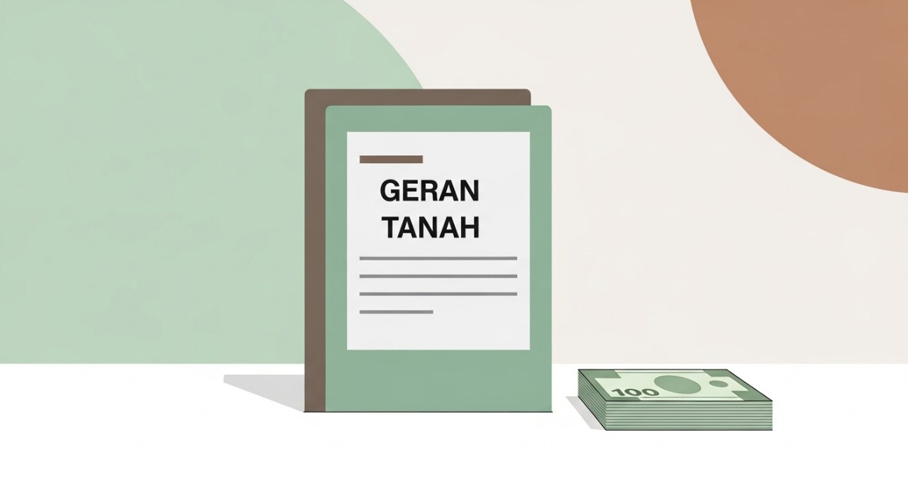 pinjaman bercagar geran tanah