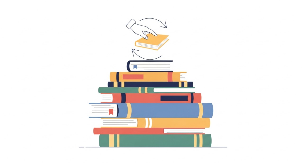 skim pinjaman buku teks