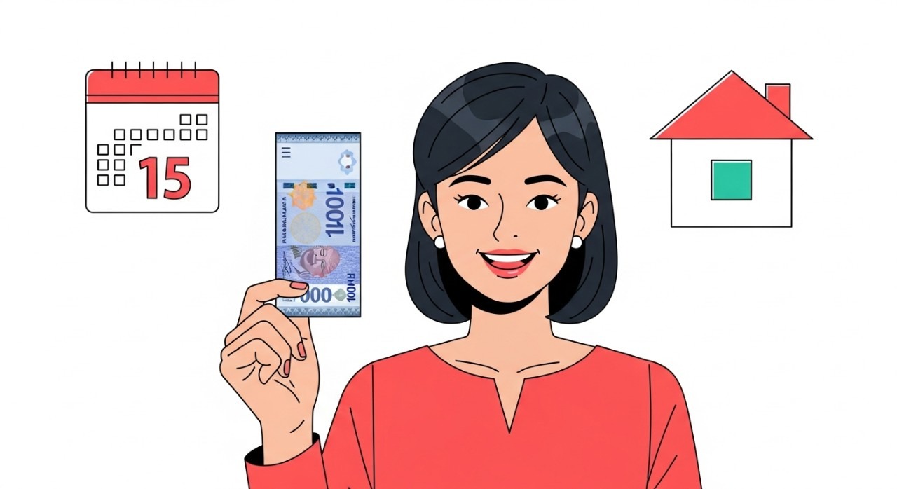 bantuan bulanan rm100