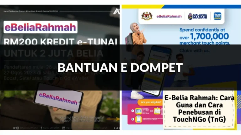 bantuan e belia & e belia rahmah 2025, rm150–rm200 untuk belia malaysia