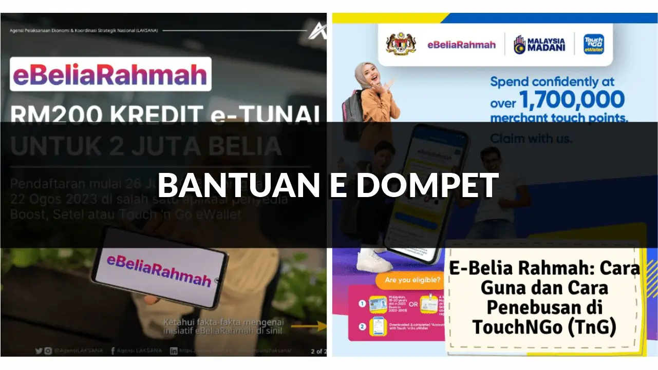 bantuan e belia & e belia rahmah 2025, rm150–rm200 untuk belia malaysia