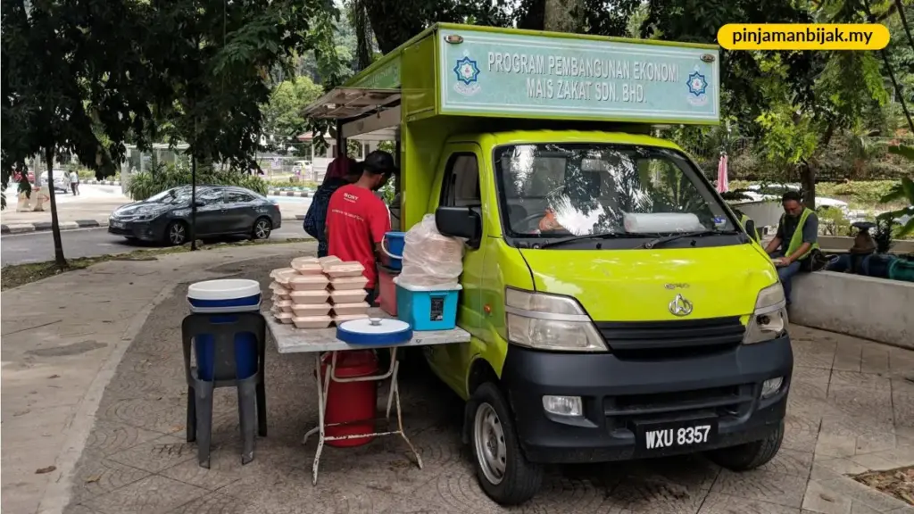 cara memohon bantuan food truck zakat