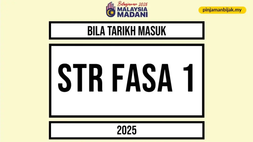 jadual pembayaran bantuan str 2025