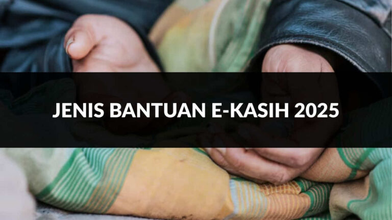 jenis bantuan e-kasih 2025