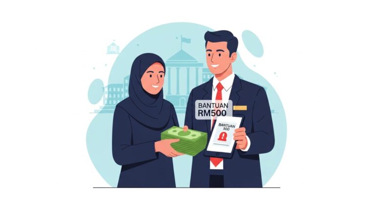 bantuan 500 penjawat awam