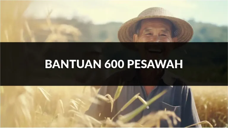 bantuan 600 pesawah, syarat, cara mohon & semakan terkini