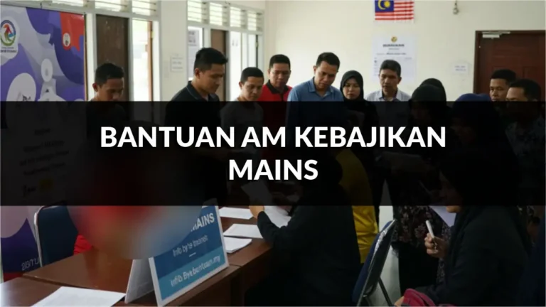 panduan lengkap bantuan am kebajikan mains