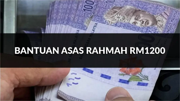 panduan lengkap bantuan asas rahmah rm1200 one off