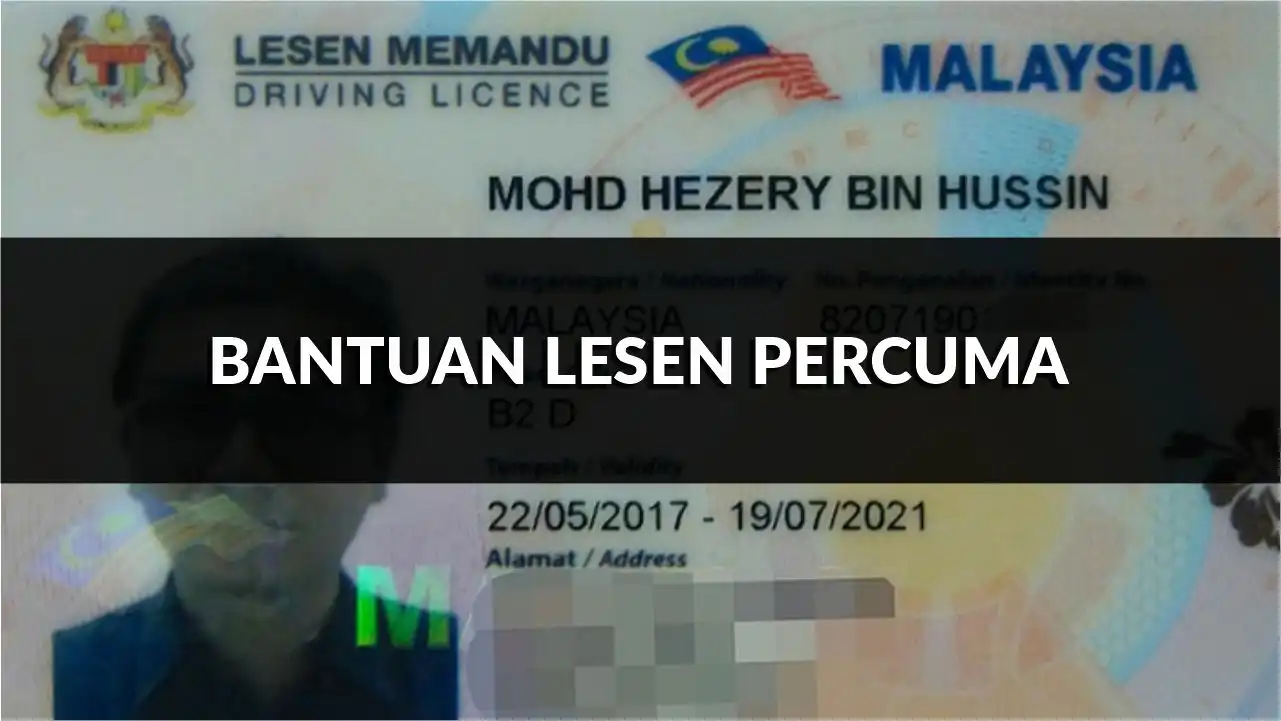 rahsia bantuan lesen percuma, cara mohon & lulus cepat