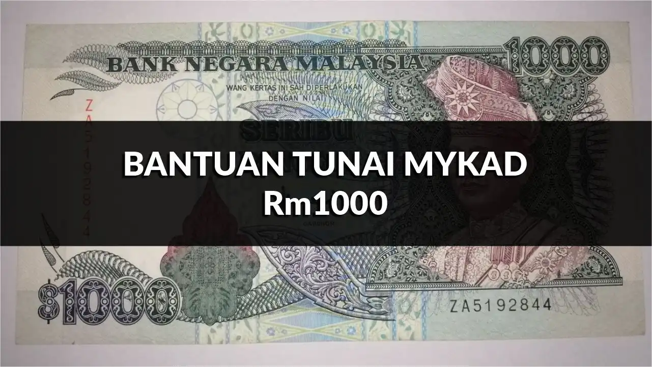 rahsia bantuan tunai mykad rm1000, cara mohon & semakan