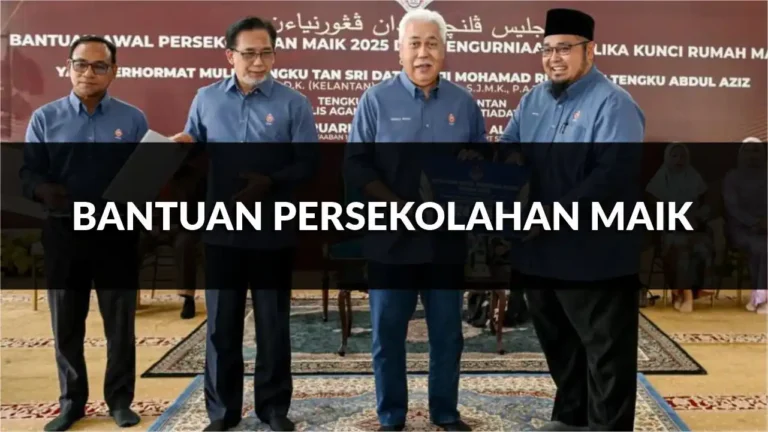 rahsia lulus permohonan bantuan persekolahan maik