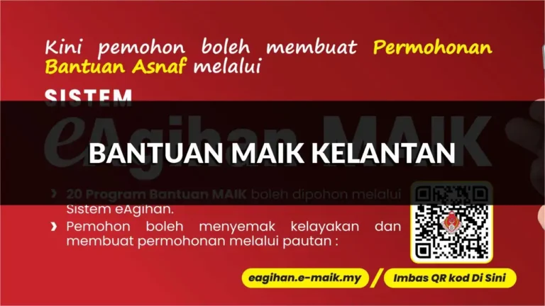 rahsia tersirat bantuan maik kelantan yang ramai terlepas pandang