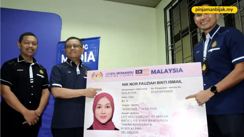 semakan status bantuan lesen memandu