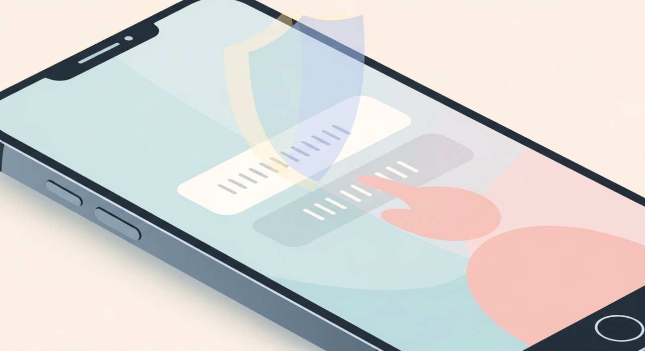 Keselamatan Semak Baki Melalui Aplikasi Bank Terkini 2026 1 Skrin telefon memaparkan proses pengesahan dua faktor untuk log masuk aplikasi perbankan mudah alih.