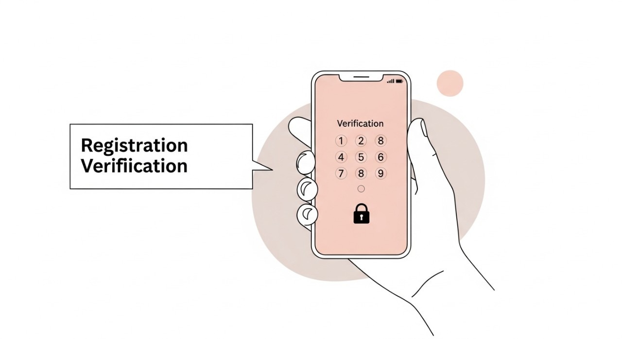 Cara Daftar Standard Chartered Online Banking Paling Mudah 1 Tangan sedang memegang telefon pintar yang memaparkan kod pengesahan (OTP) untuk tujuan keselamatan pendaftaran.