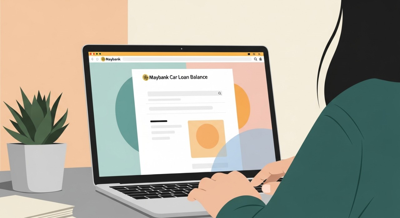 baki pinjaman kereta maybank online
