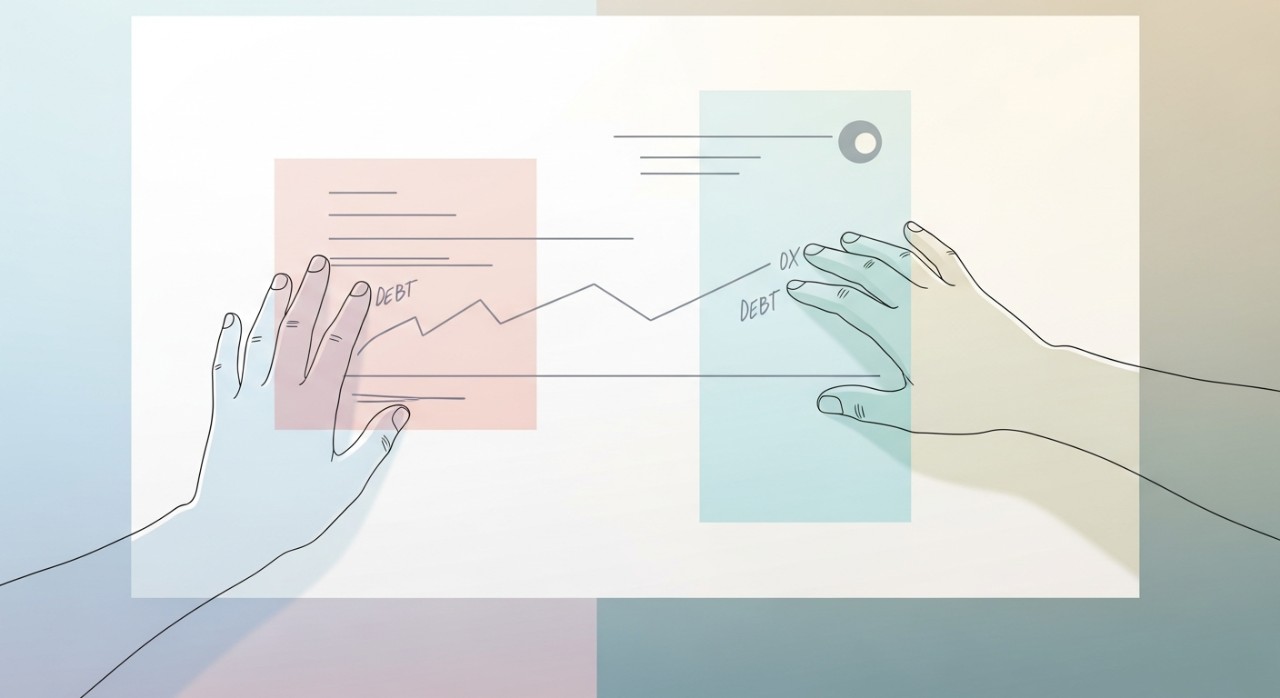 Kelebihan Melunaskan Pinjaman Awal 2026: Panduan Lengkap 1 Tangan menghapus hutang dari papan tulis kewangan.