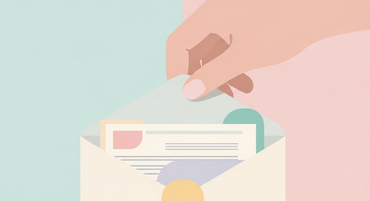 Tempoh Masa Dapat Penyata Baki Bank & Kewangan Anda 1 Tangan seseorang sedang membuka sampul surat berisi dokumen rasmi atau bil.