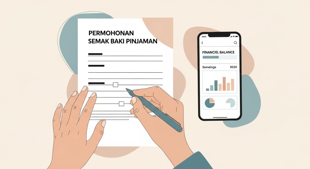 borang permohonan semak baki pinjaman