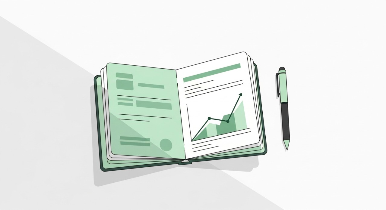 Cara Buka Akaun Tabung Haji di Bank Islam: Panduan Lengkap 1 Buku simpanan Tabung Haji yang sudah dibuka diletakkan di atas meja putih.