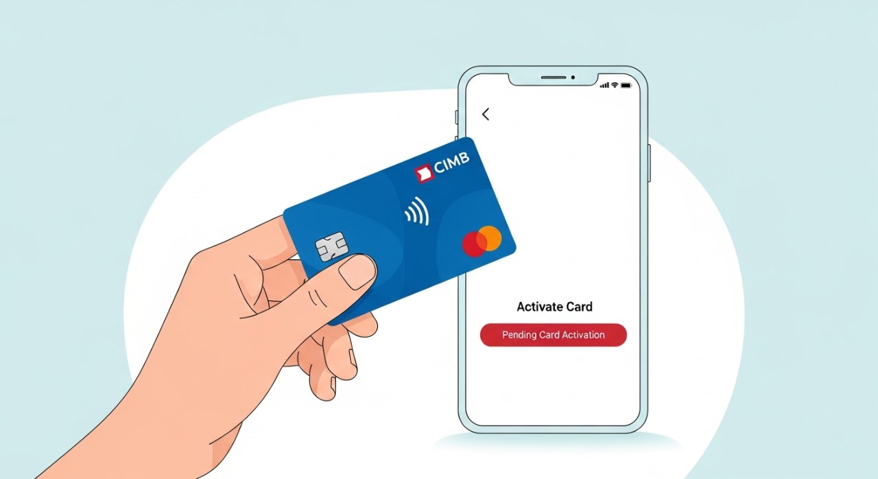 cara aktifkan kad debit cimb