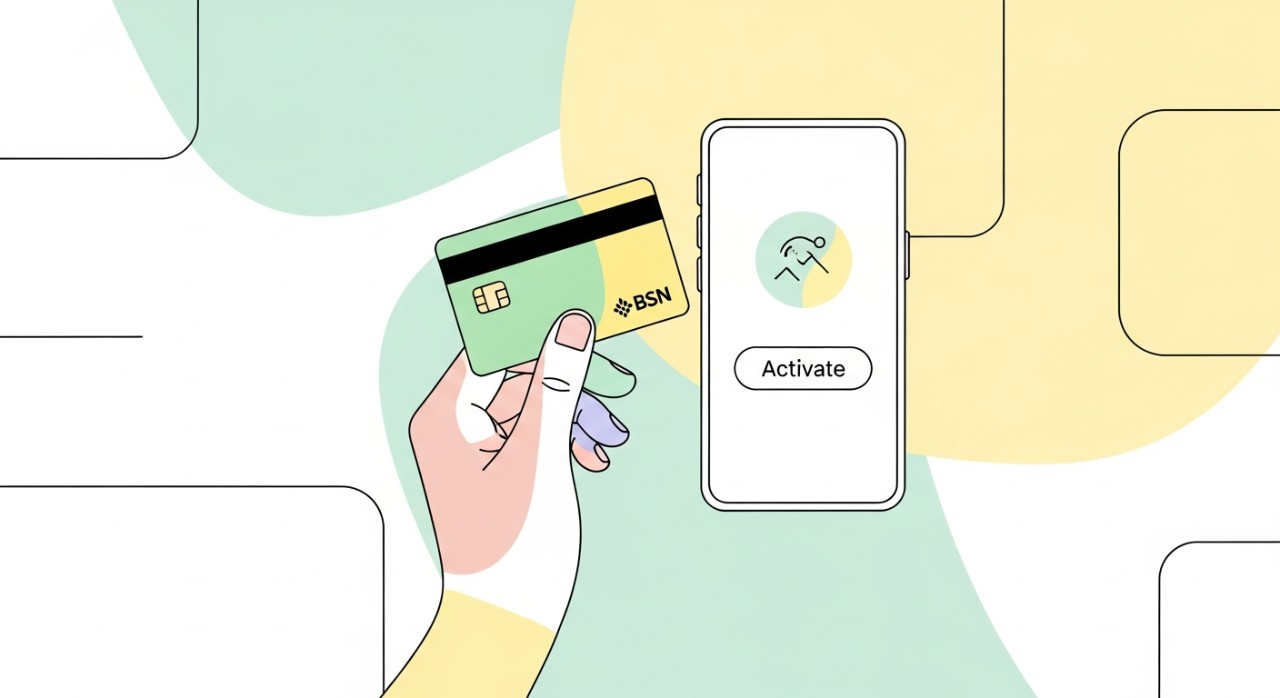 cara aktifkan kad kredit bsn