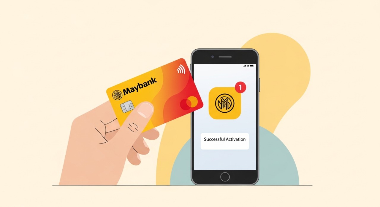 cara aktifkan kad maybank