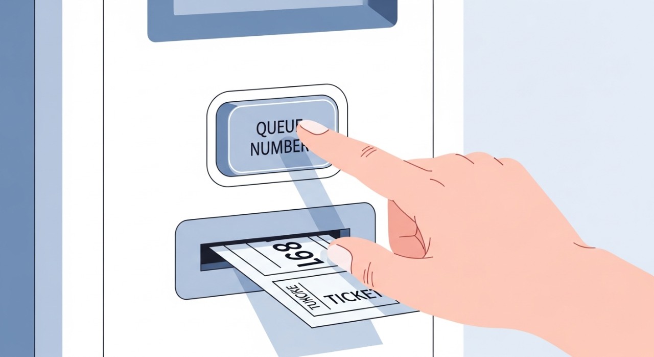 cara ambil nombor giliran bsn