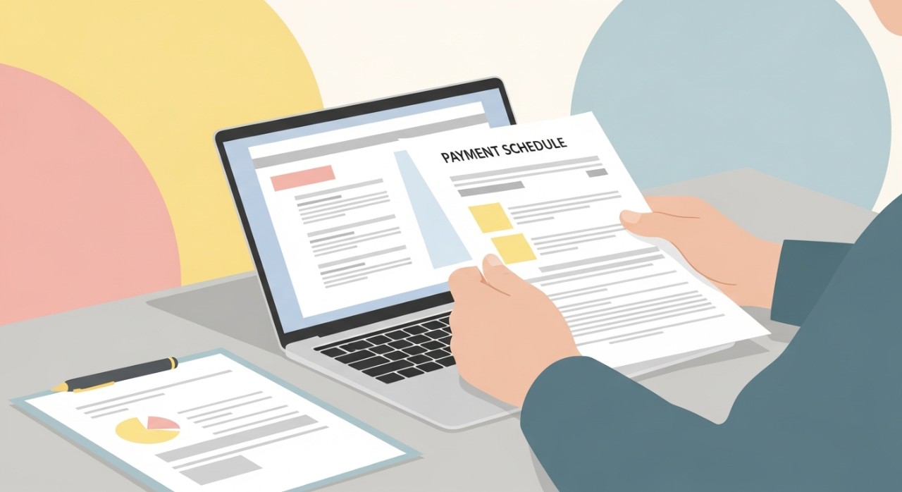 cara analisis jadual pembayaran