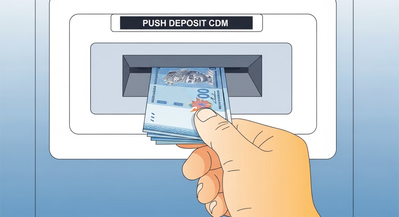 cara bank in duit public bank