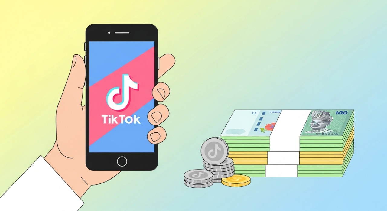 cara buat duit dengan tiktok