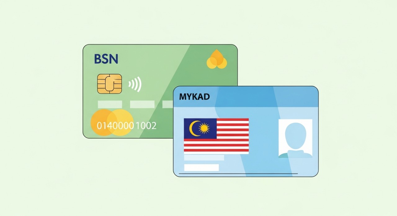 cara buat kad bank bsn