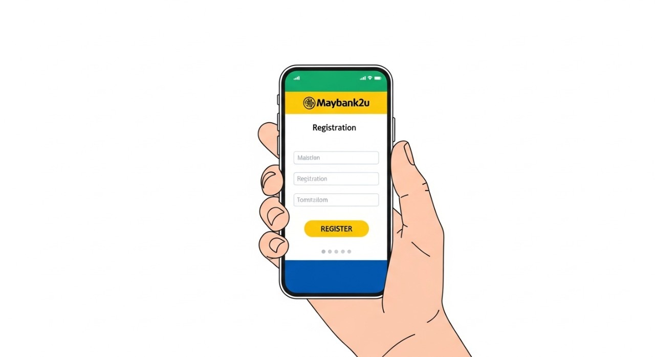 cara buat maybank2u daftar online