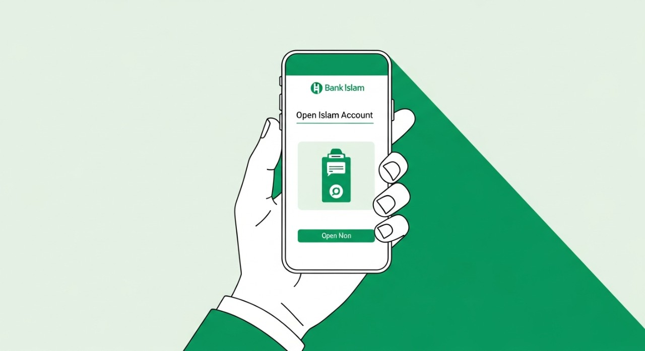 cara buka akaun bank islam