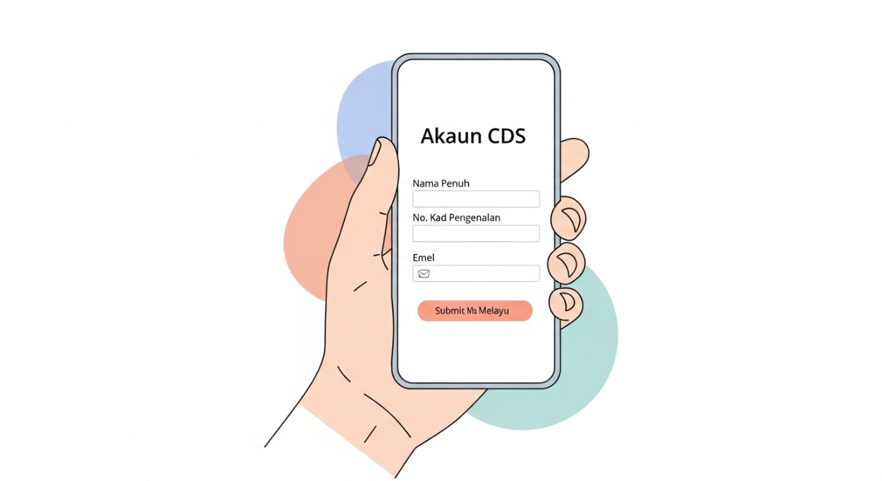 cara buka akaun cds online