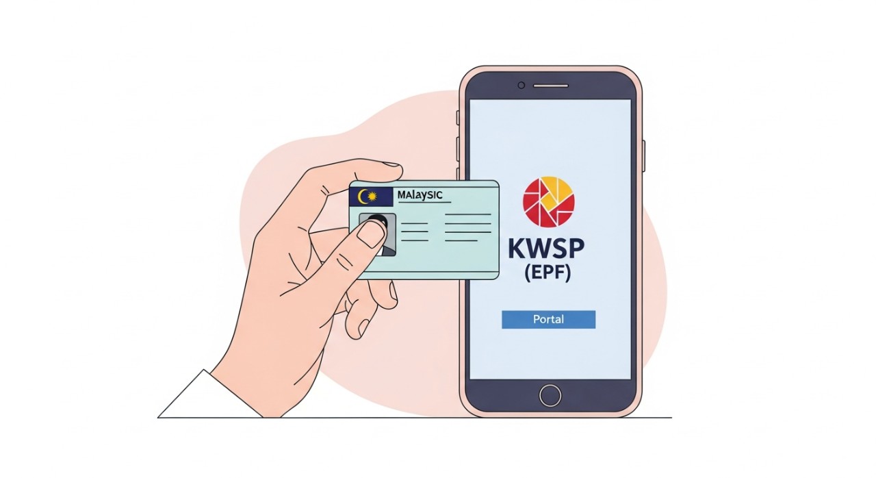 cara check kwsp guna no ic