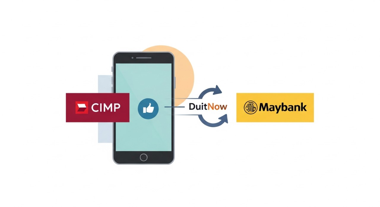 cara daftar duitnow cimb maybank