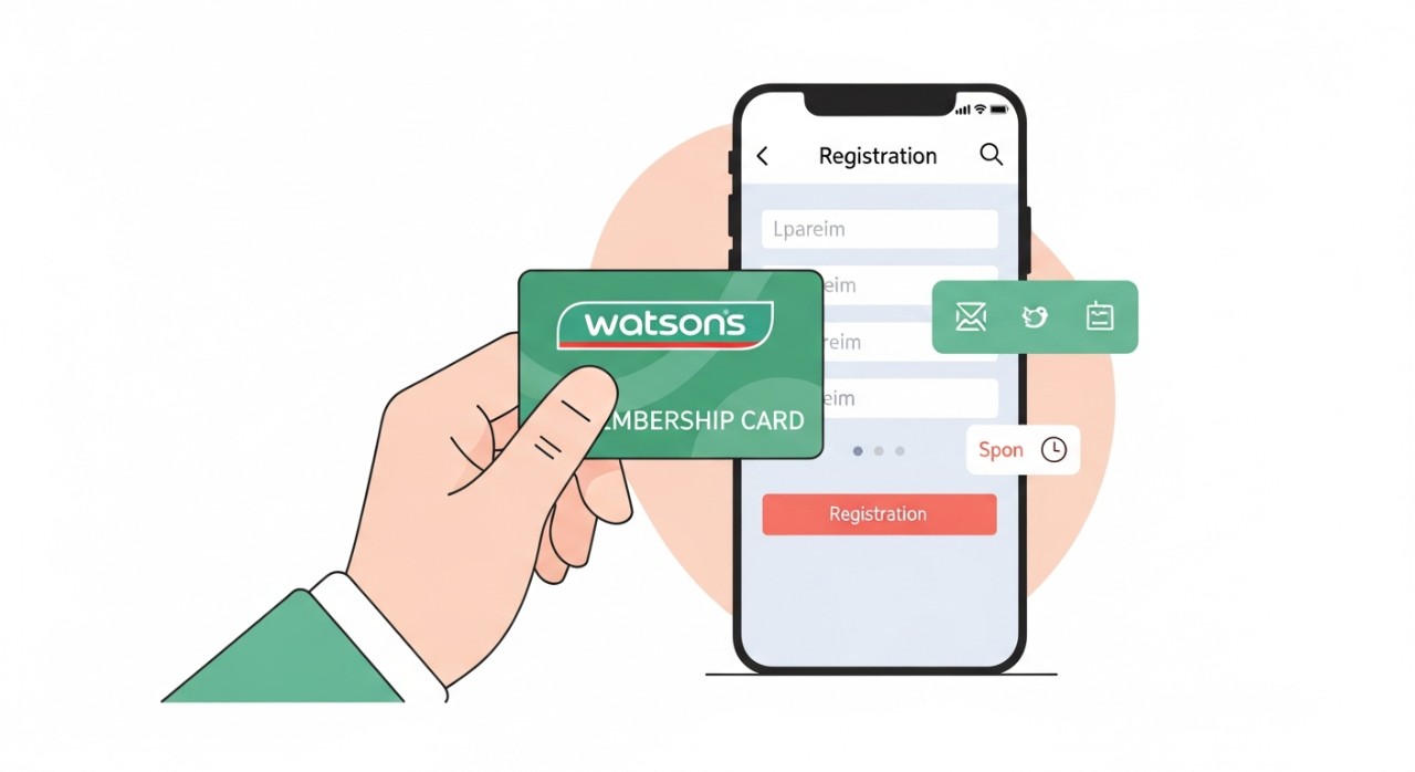 cara daftar kad watson touch n go
