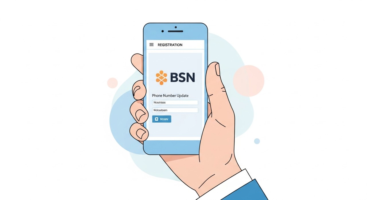 cara daftar no telefon bsn online