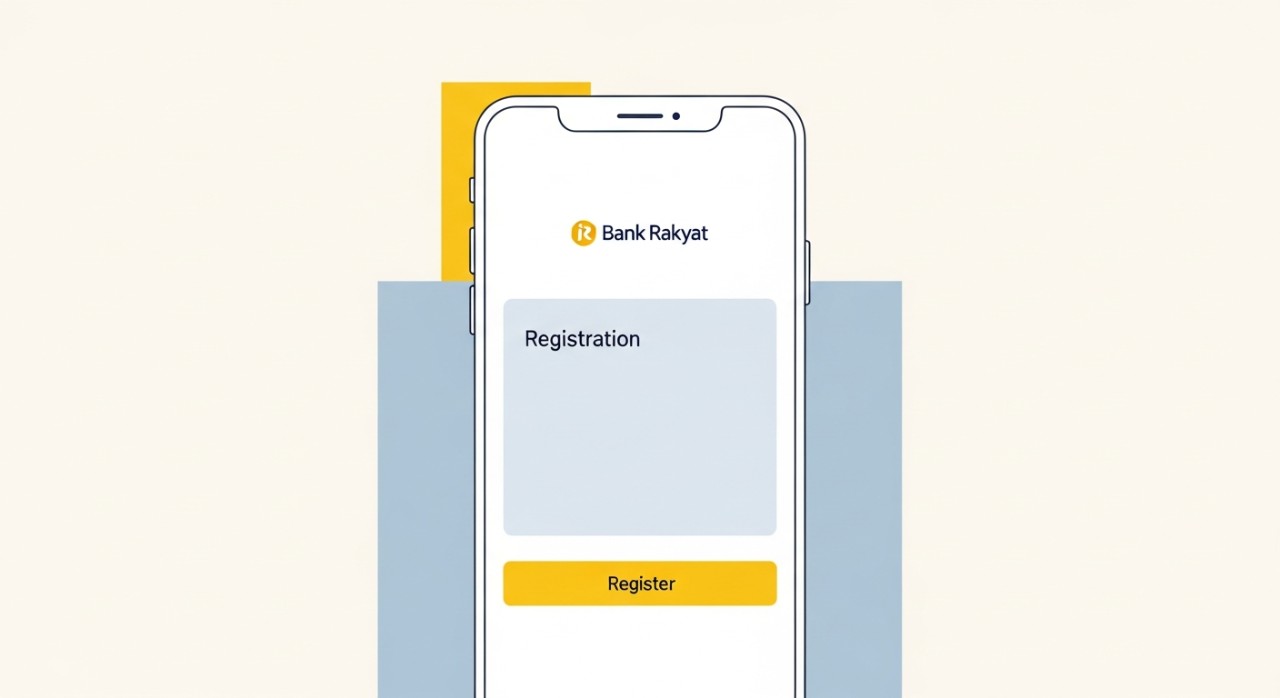 cara daftar online banking bank rakyat