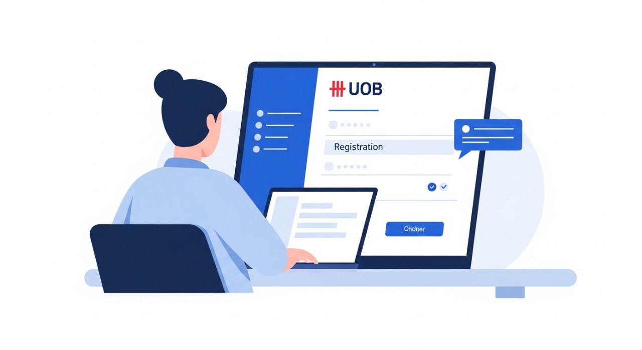 cara daftar uob internet banking