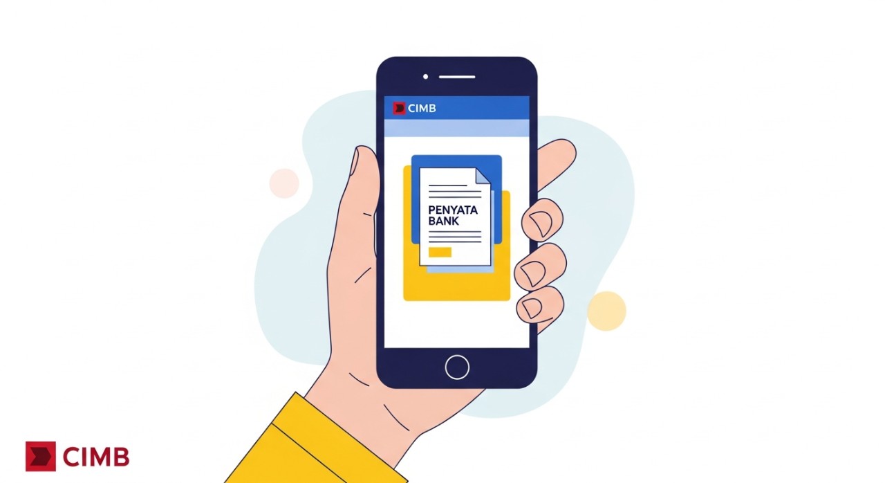 cara dapatkan penyata bank cimb