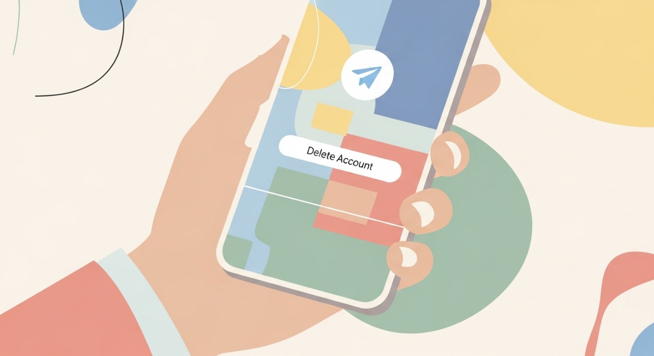 cara delete akaun telegram