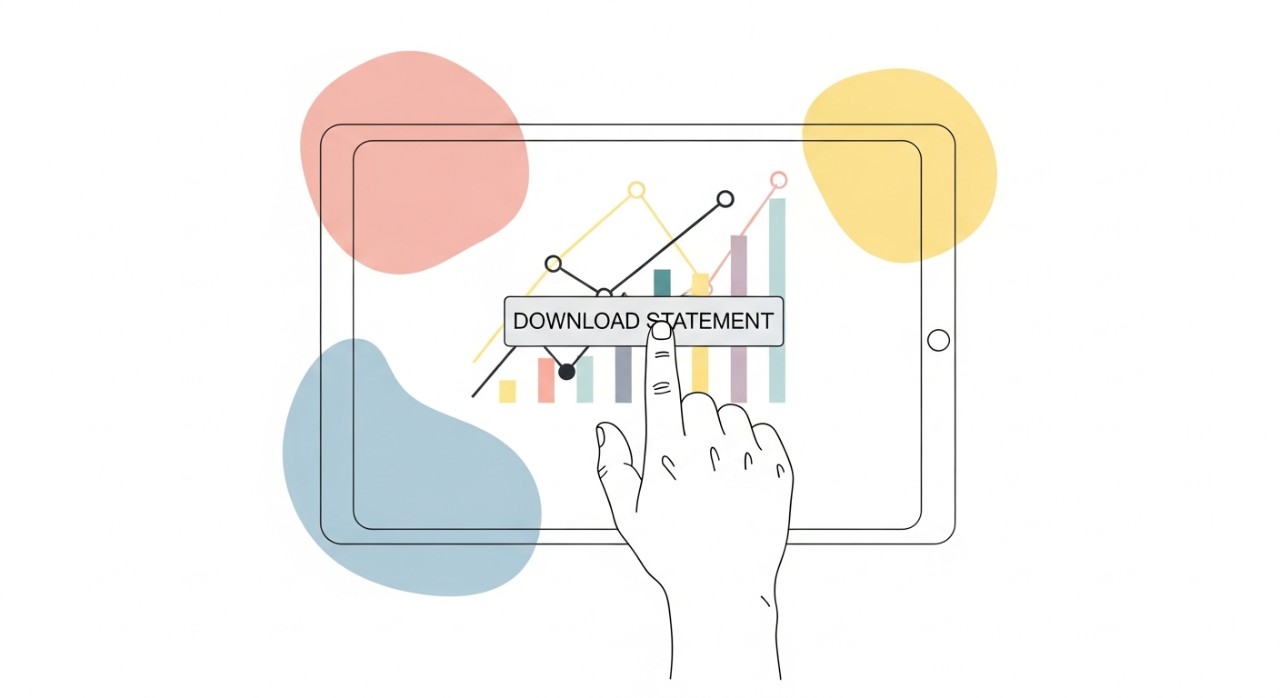 cara download penyata baki pinjaman