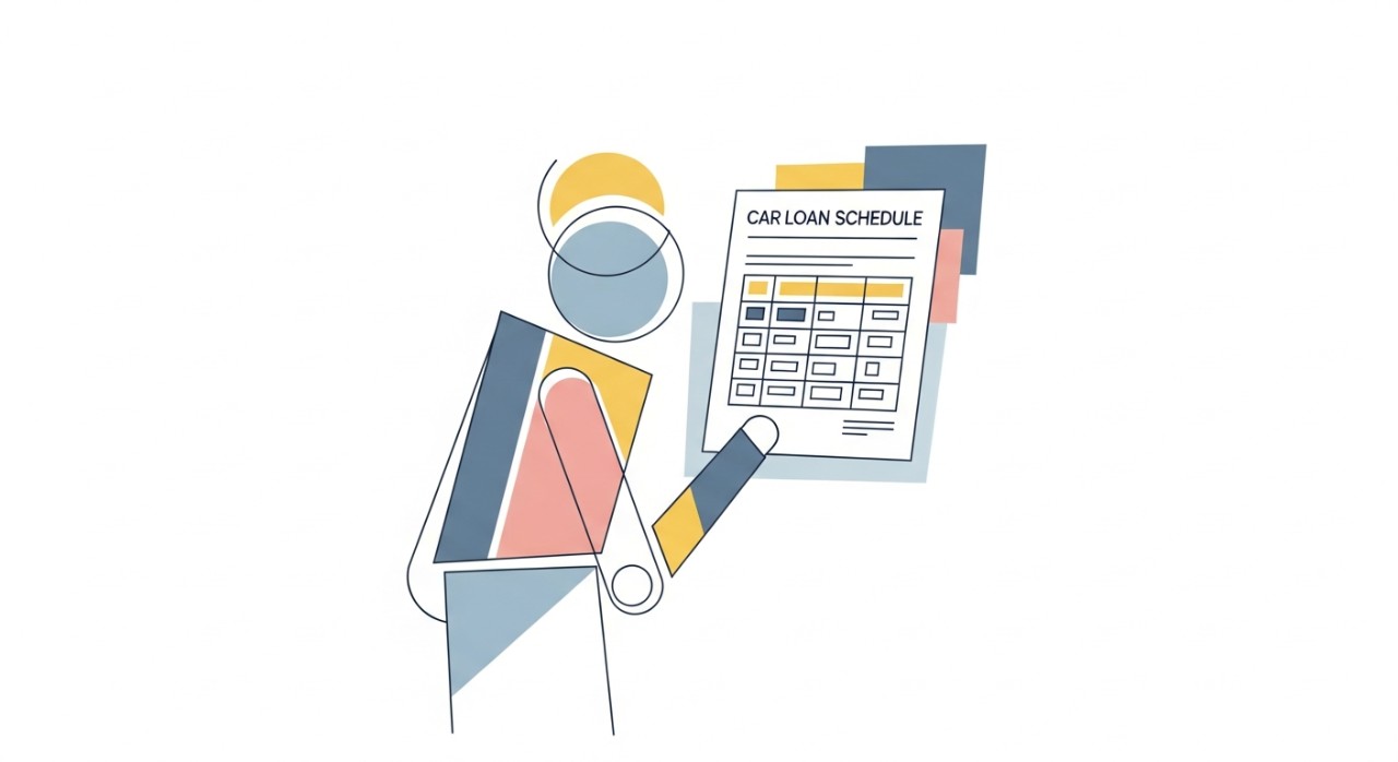 cara fahami jadual pinjaman kereta
