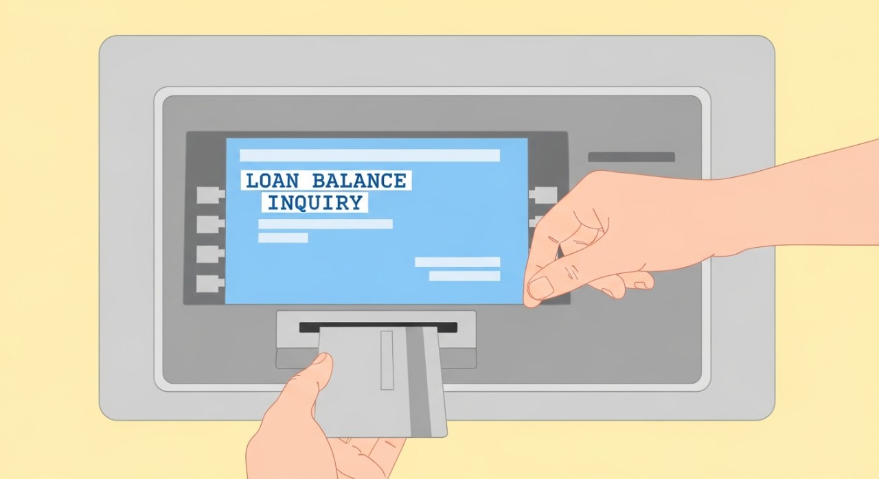 cara guna atm semak baki pinjaman