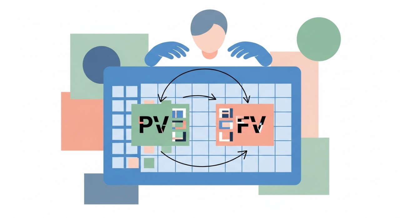 cara guna fungsi pv dan fv