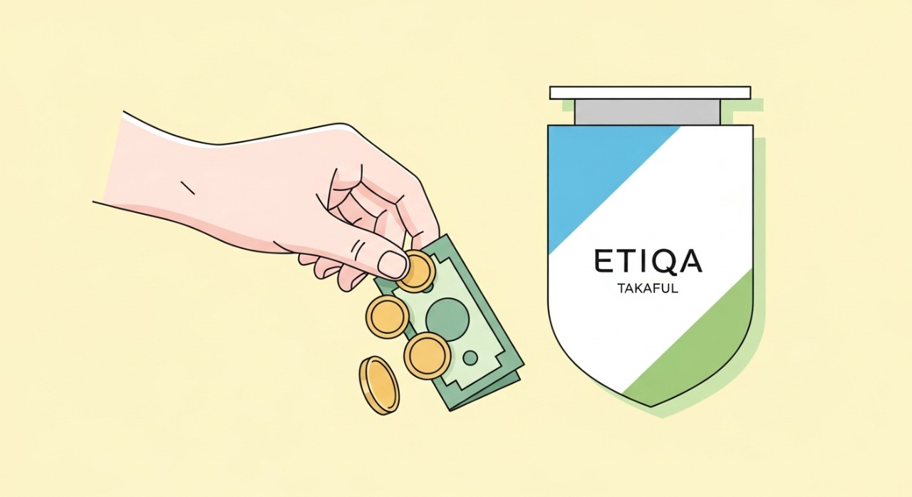 cara keluarkan duit etiqa takaful