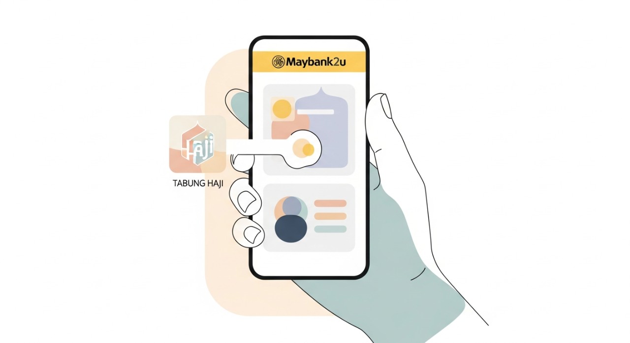 cara link tabung haji maybank2u