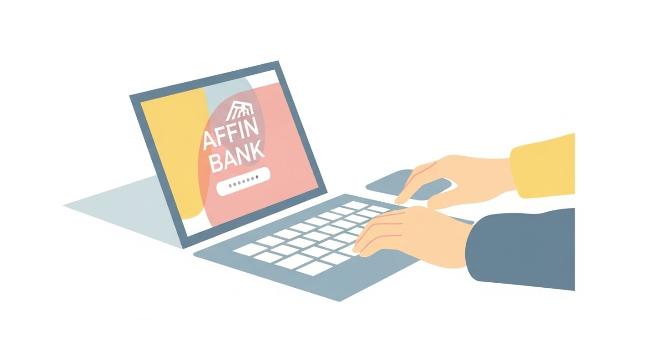 cara login affin bank online